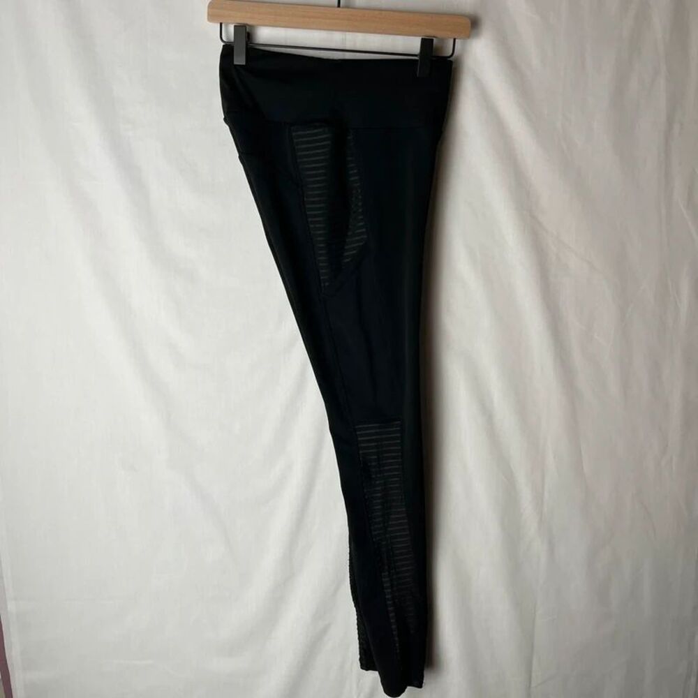 Women’s Small Black Leggings Pop Fit Deep Side Pockets Gym Yoga Athletic Wear